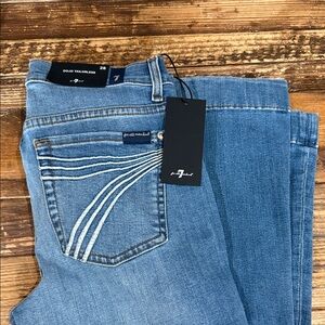 7 For All Mankind Tailorless White Pocket Dojo